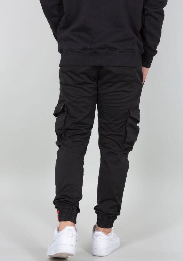 Alpha industries Zwarte Cargo Broek voor Mannen Black Heren - Foto 3
