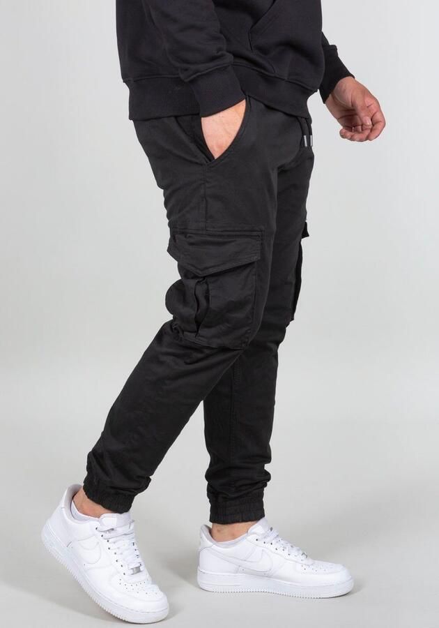 Alpha industries Zwarte Cargo Broek voor Mannen Black Heren - Foto 4