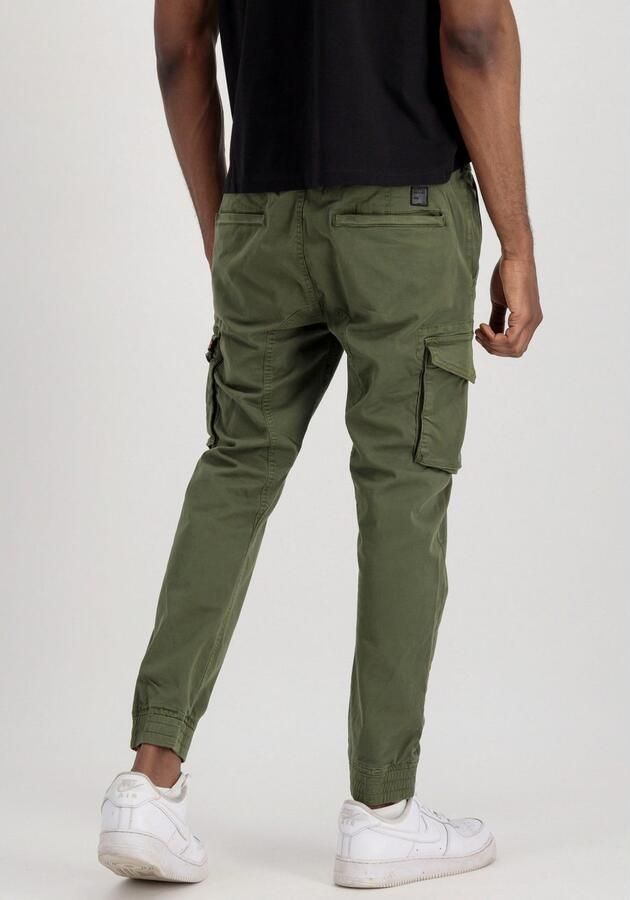 Alpha industries Tapered fit cargobroek met elastische boorden