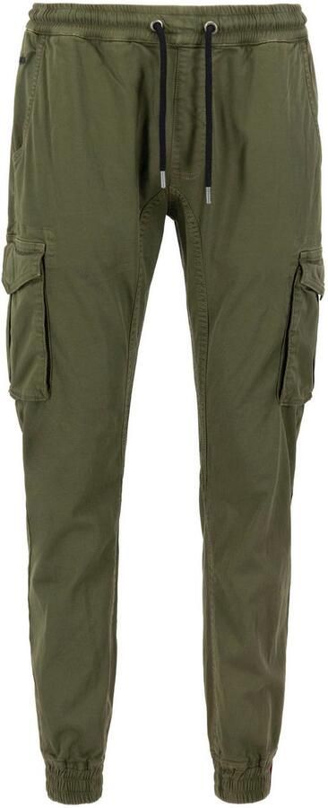 Alpha industries Tapered fit cargobroek met elastische boorden - Foto 8