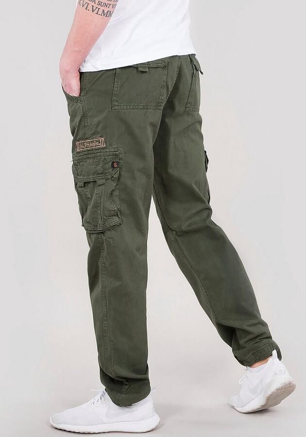 Alpha Industries Cargobroek Jet pant met zijcargozakken en koord aan de beenafsluiting