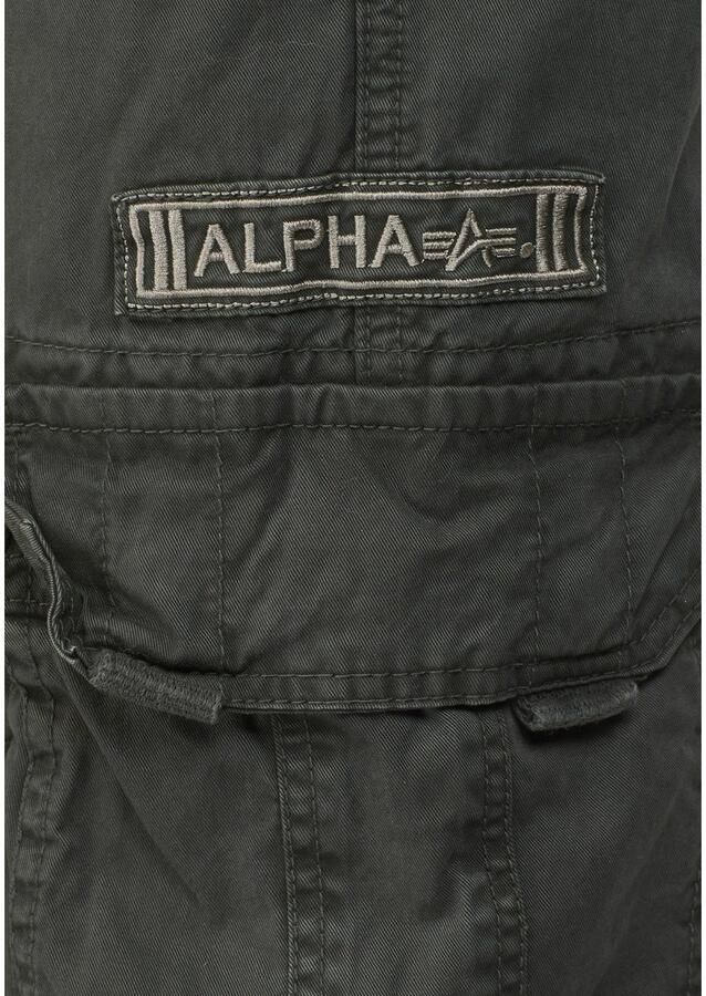 Alpha Industries Cargobroek Jet pant met zijcargozakken en koord aan de beenafsluiting