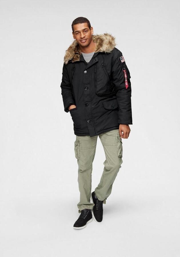 Alpha Industries Cargobroek Jet pant met zijcargozakken en koord aan de beenafsluiting - Foto 12