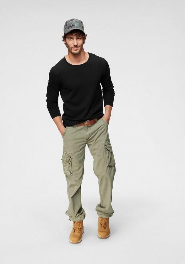 Alpha Industries Cargobroek Jet pant met zijcargozakken en koord aan de beenafsluiting - Foto 14