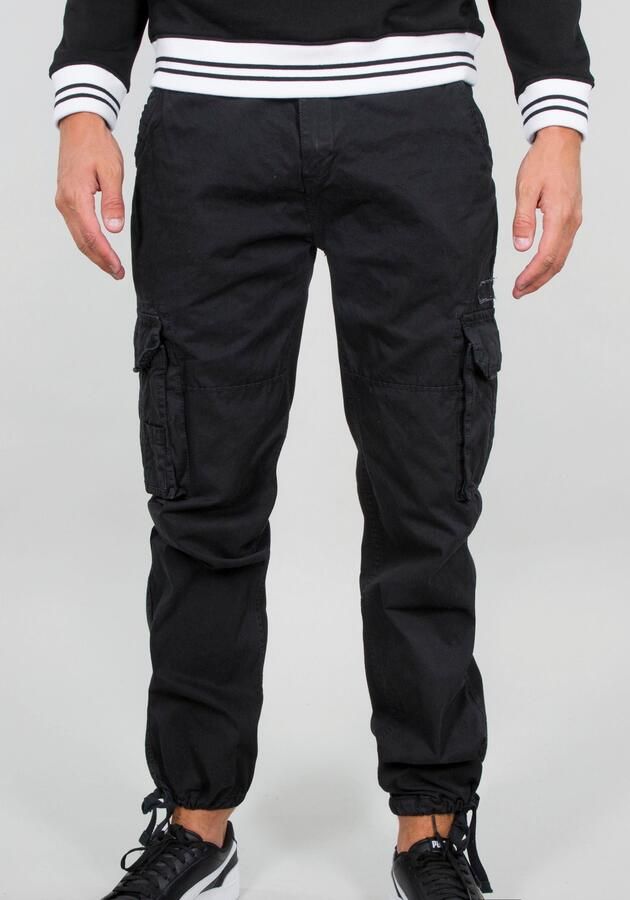 Alpha Industries Cargobroek Jet pant met zijcargozakken en koord aan de beenafsluiting - Foto 4
