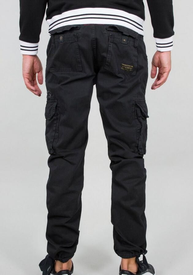 Alpha Industries Cargobroek Jet pant met zijcargozakken en koord aan de beenafsluiting