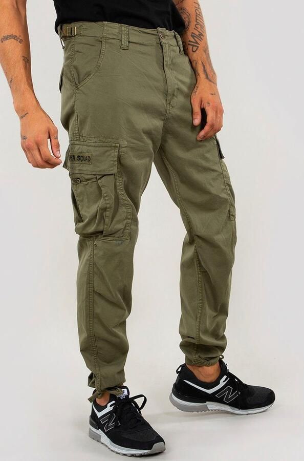 Alpha industries Regular fit cargobroek met achterzakken model 'SQUAD' - Foto 13