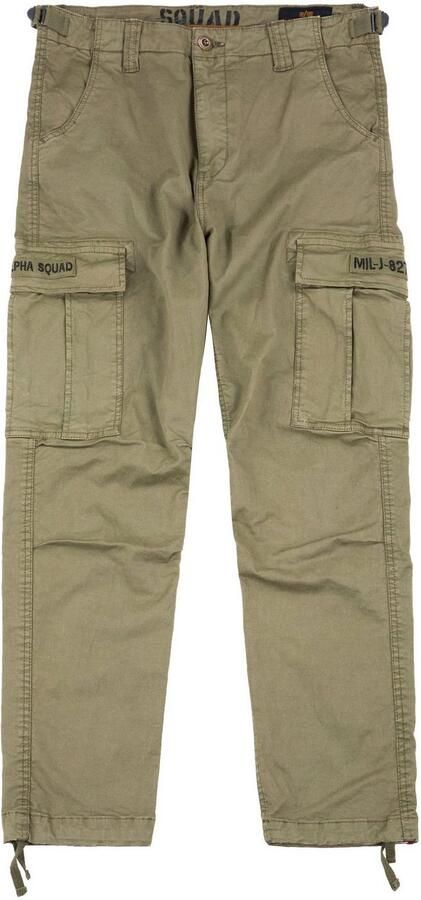 Alpha industries Regular fit cargobroek met achterzakken model 'SQUAD' - Foto 11