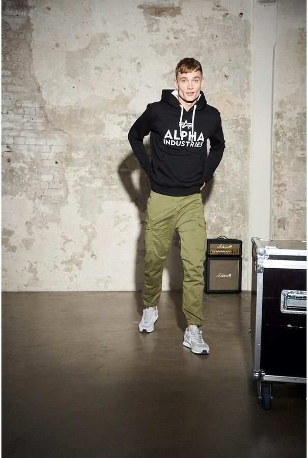 Alpha industries Regular fit cargobroek met achterzakken model 'SQUAD' - Foto 8