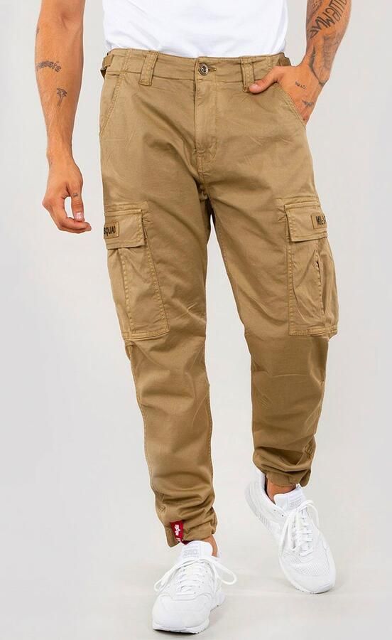 Alpha industries Regular fit cargobroek met achterzakken model 'SQUAD' - Foto 7