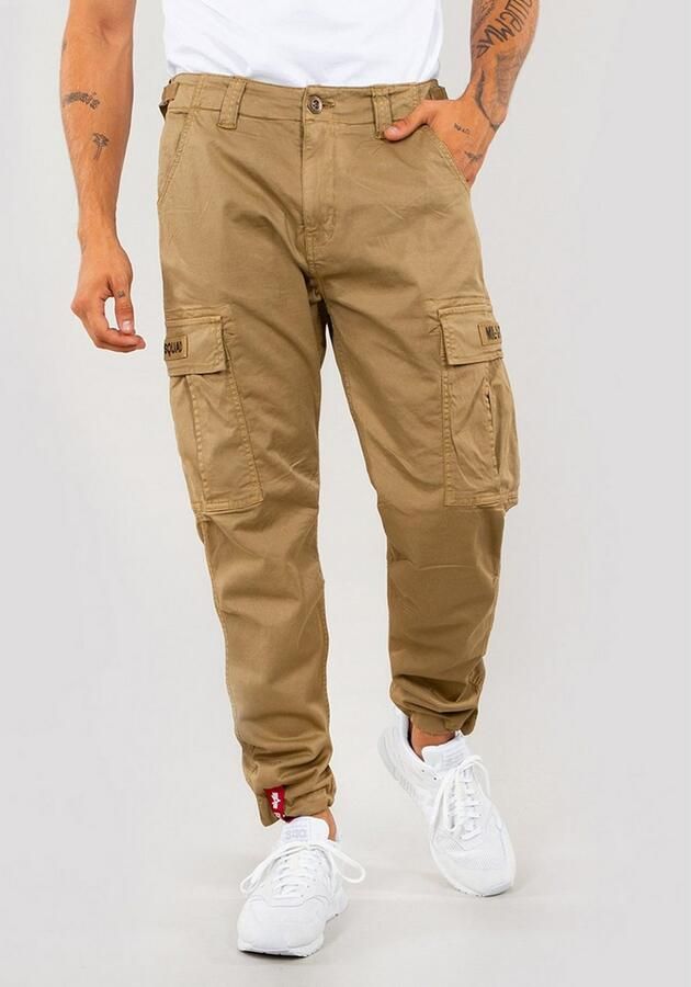 Alpha industries Regular fit cargobroek met achterzakken model 'SQUAD' - Foto 2