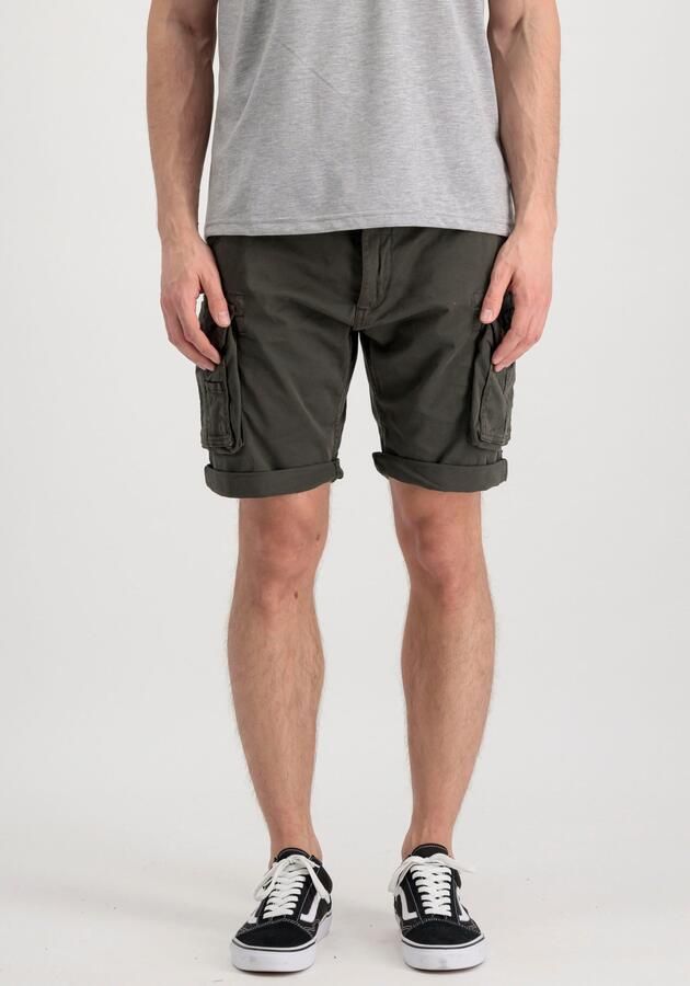 Alpha industries Regular fit korte cargobroek met labelstitching model 'CREW SHORT' - Foto 3