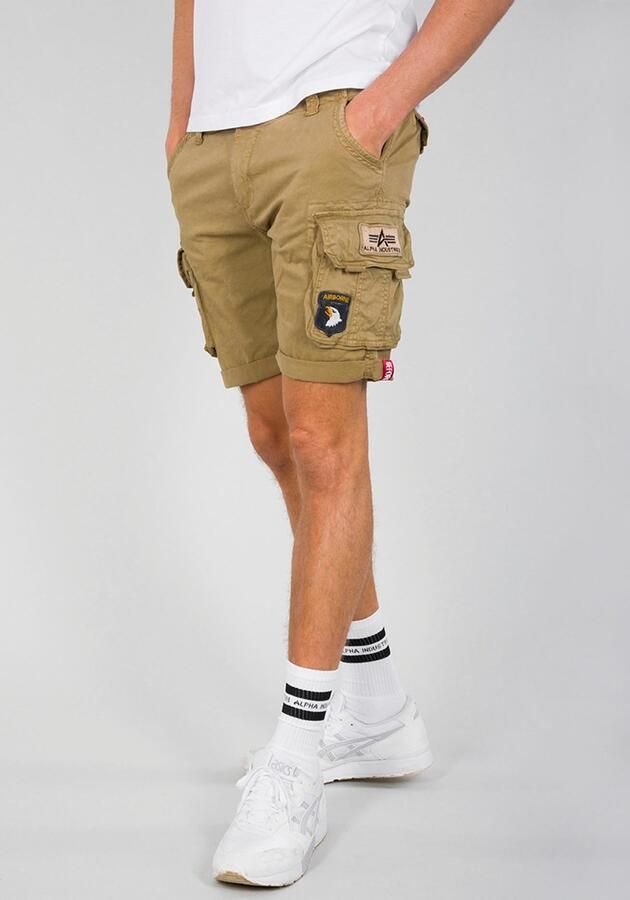 Alpha industries Korte cargobroek met logo-applicaties - Foto 3