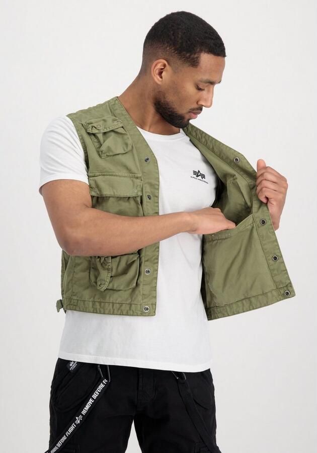 Alpha industries Military Vest Bodywarmers Kleding olive maat: XL beschikbare maaten:S M L XL - Foto 2