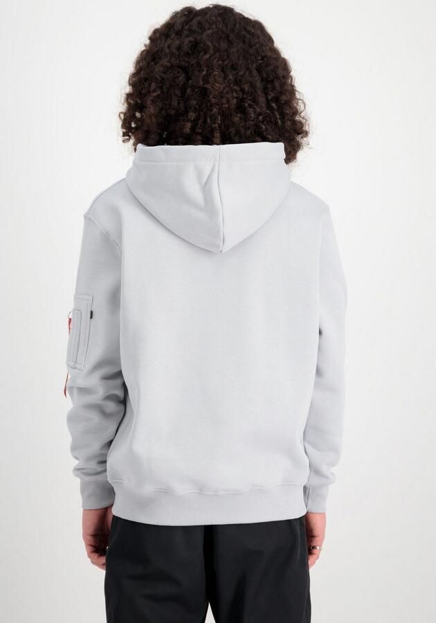 Alpha industries Hoodie met labelprint en kangoeroezak - Foto 2