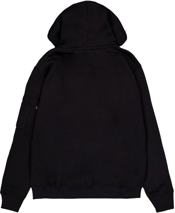 Alpha industries Hoodie met labelprint en kangoeroezak