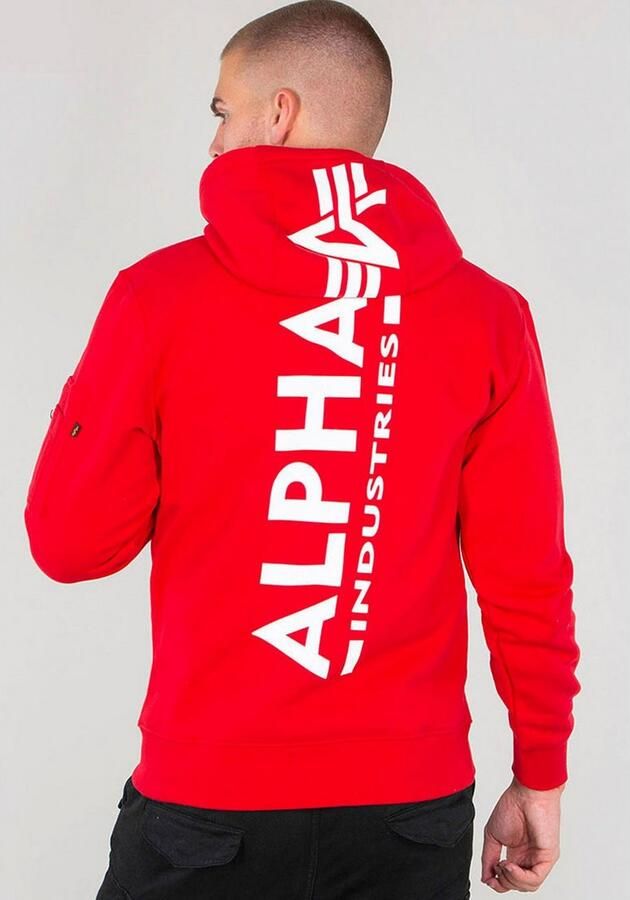 Alpha Industries Hoodie Men Hoodies Back Print Hoody - Foto 3