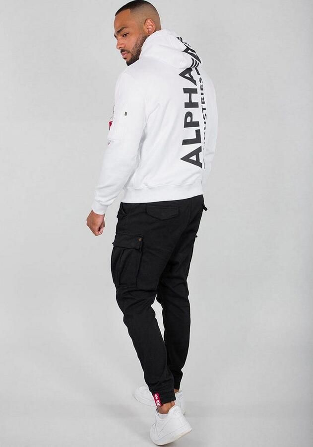 Alpha industries Back Print Hoodies Kleding white maat: XXL beschikbare maaten:S M L XL XXL - Foto 5