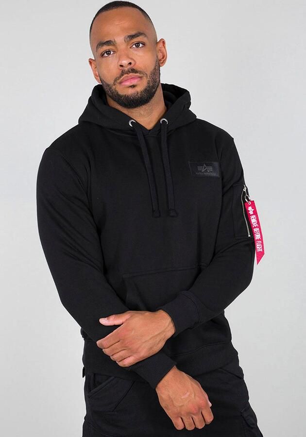Alpha industries Back Print Hoodies Kleding black maat: XL beschikbare maaten:S M L XL XS XXL - Foto 5