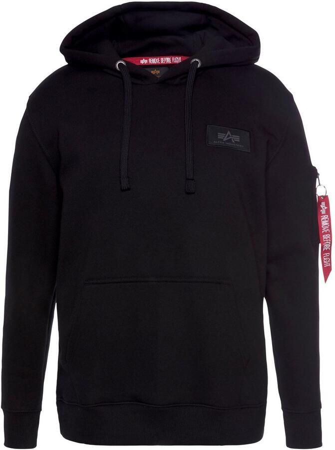 Alpha industries Back Print Hoodies Kleding black maat: XL beschikbare maaten:S M L XL XS XXL