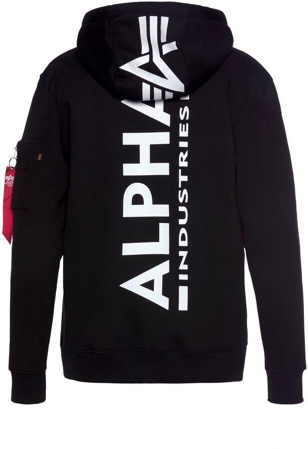 Alpha industries Back Print Hoodies Kleding black maat: XL beschikbare maaten:S M L XL XS XXL - Foto 4