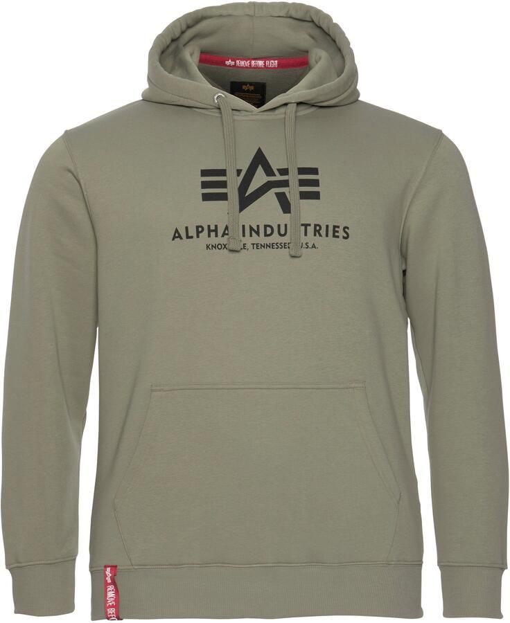 Alpha industries Klassieke Heren Hoodie met Verstelbare Capuchon Green Heren