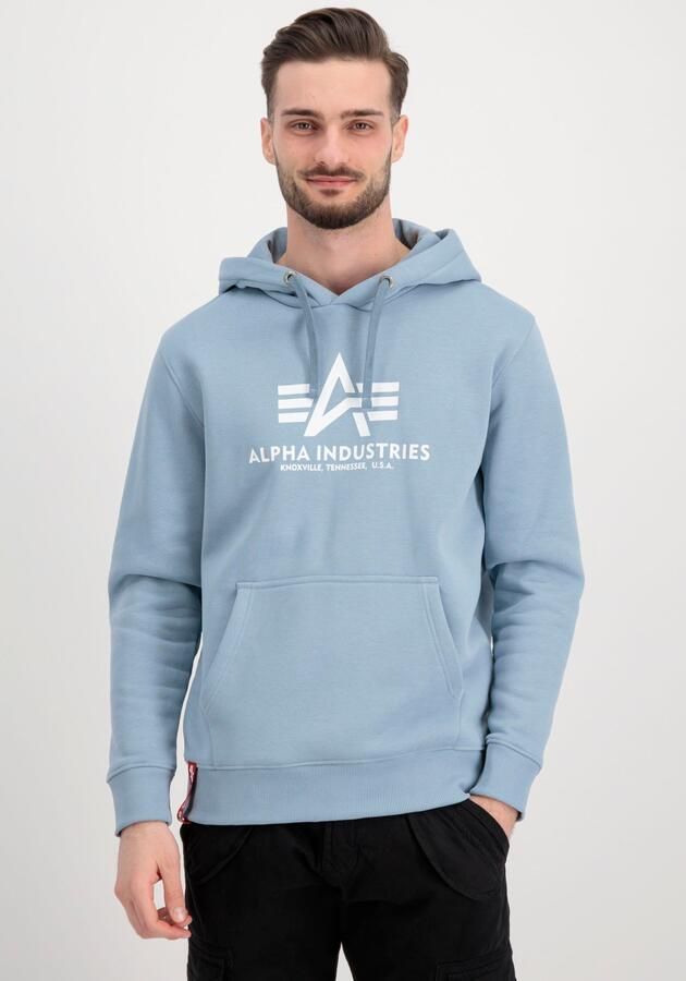 Alpha industries Hoodie met labelprint model 'BASIC' - Foto 8