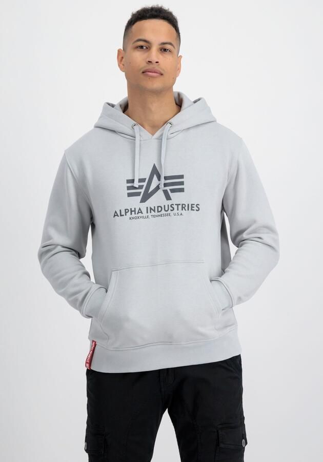 Alpha industries Hoodie met labelprint model 'BASIC' - Foto 3