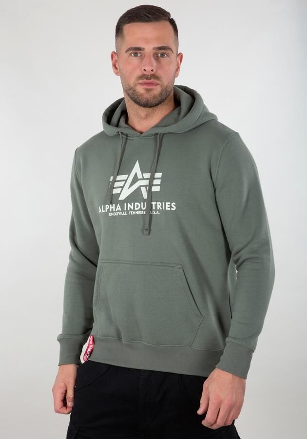 Alpha industries Hoodie met labelprint model 'BASIC' - Foto 3