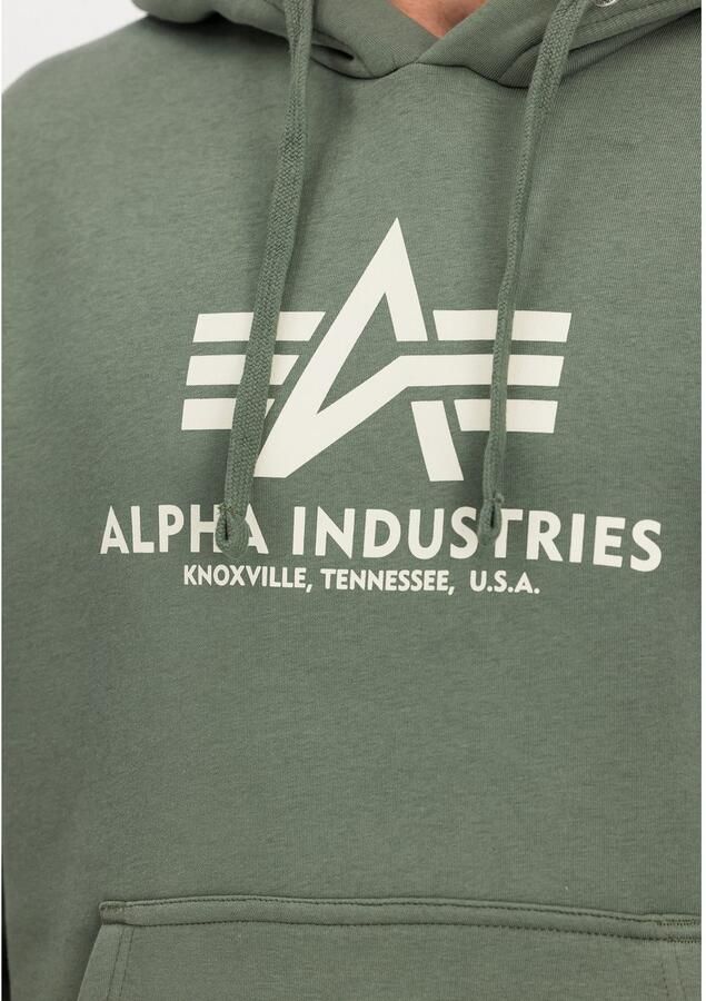 Alpha industries Hoodie met labelprint model 'BASIC' - Foto 2