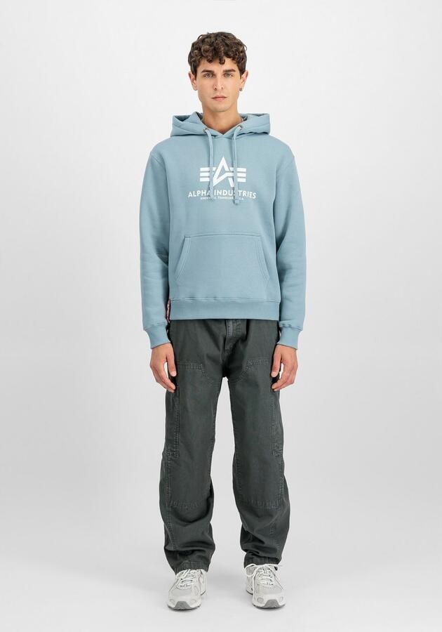 Alpha industries Hoodie met labelprint model 'BASIC' - Foto 7