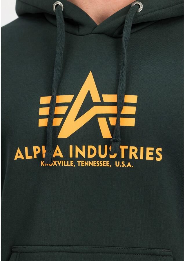 Alpha industries Bluza Basic 178312 353 s Groen Heren