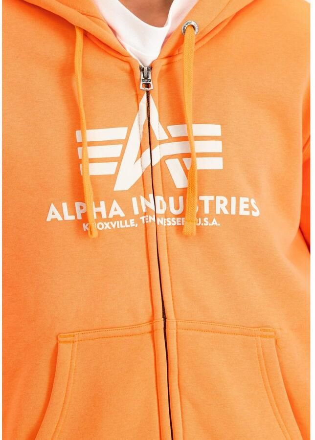 Alpha industries Sweatjack met labelprint model 'Basic'