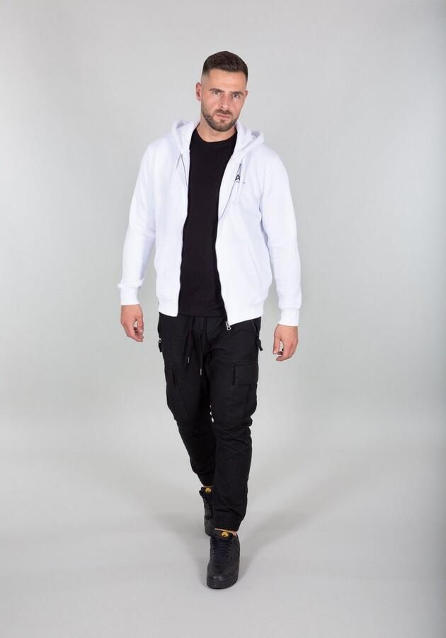 Alpha Industries Capuchonsweatvest Basic Zip Hoody SL - Foto 3