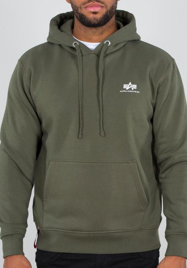 Alpha Industries Hoodie Men Hoodies Basic Hoody Small Logo - Foto 2