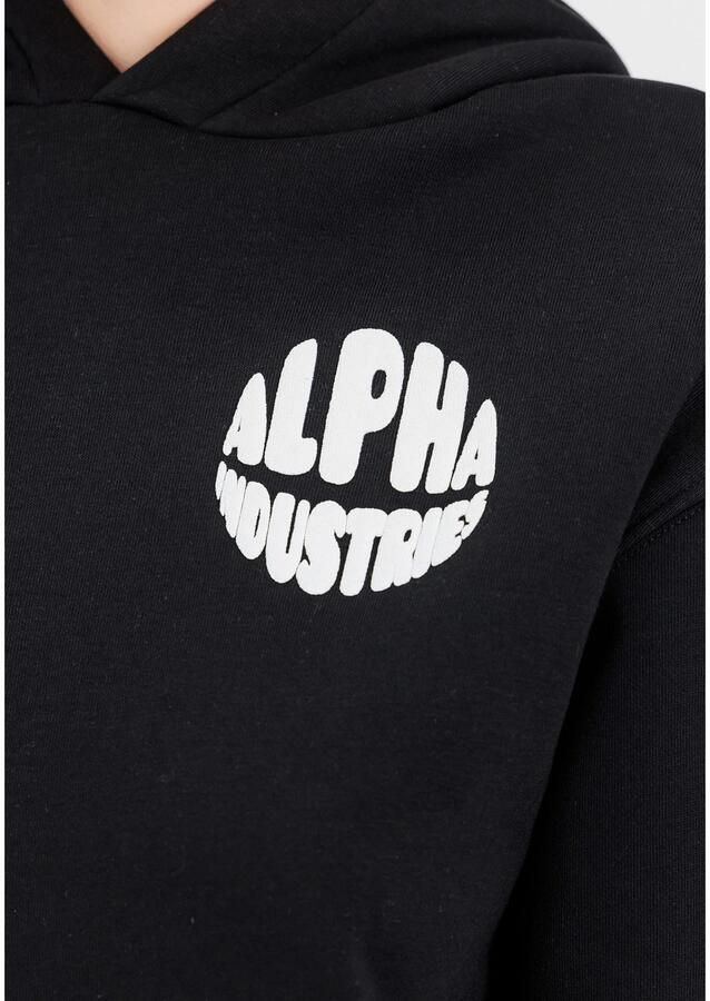 Alpha Industries Hoodie Logo Hoodie Backprint W