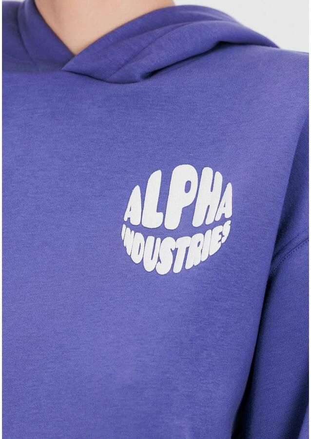 Alpha Industries Hoodie Logo Hoodie Backprint W
