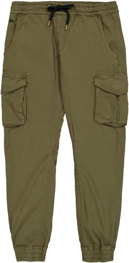 Alpha industries Tapered fit cargobroek met elastische boorden - Foto 9
