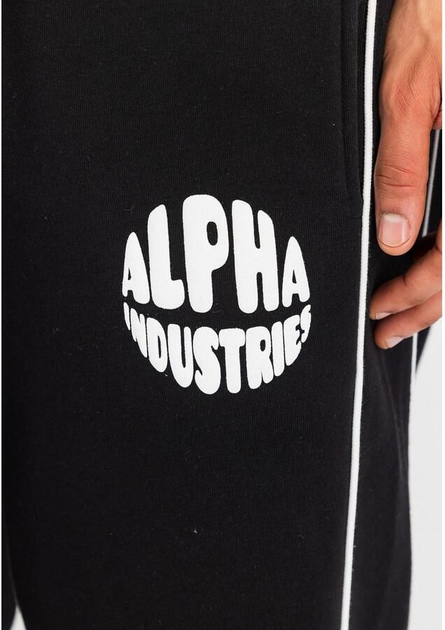 Alpha industries Regular fit sweatpants met labelprint