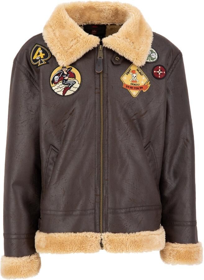 Alpha industries Bruine Jassen van Brown Heren - Foto 5