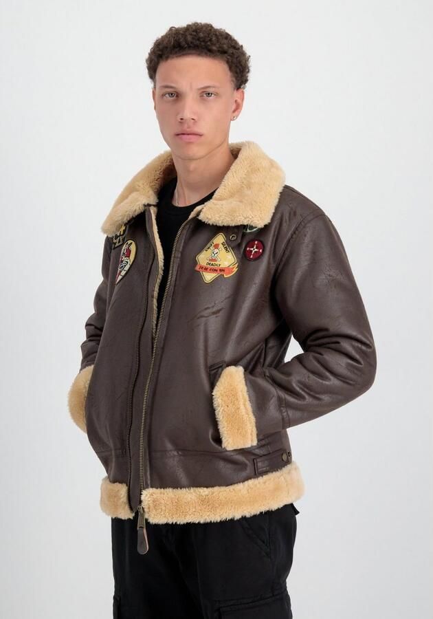 Alpha industries Bruine Jassen van Brown Heren - Foto 2