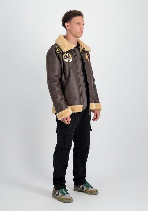 Alpha industries Bruine Jassen van Brown Heren - Foto 3