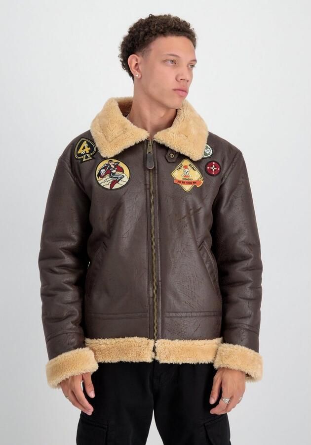 Alpha industries Bruine Jassen van Brown Heren - Foto 4