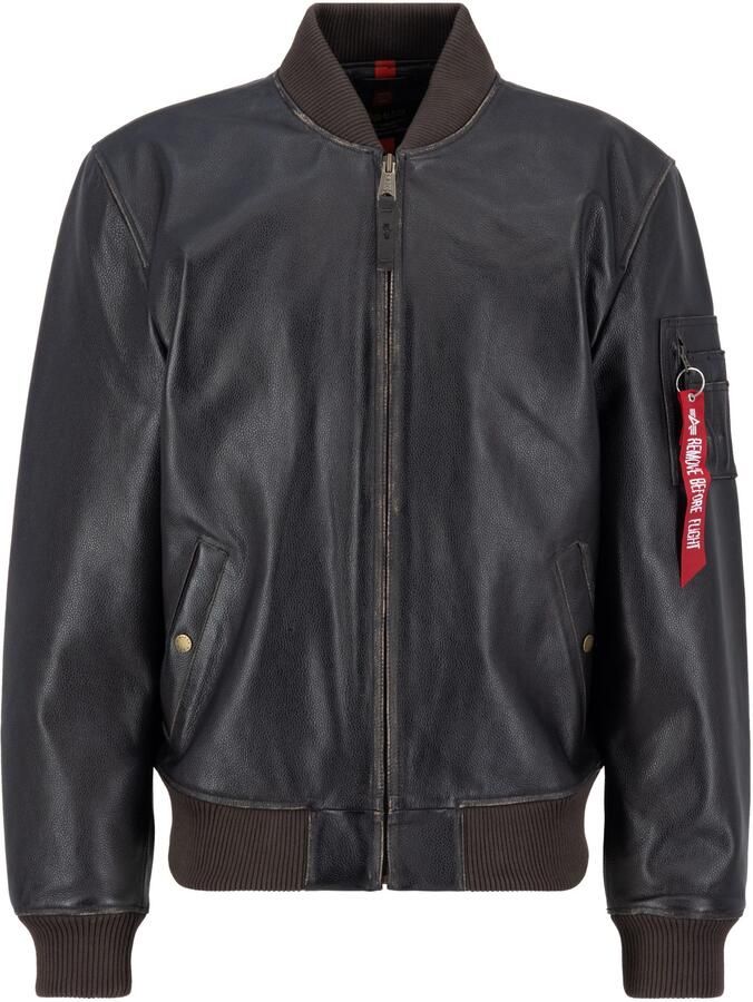 Alpha Industries Leren jack MA-1 Leather LF - Foto 5