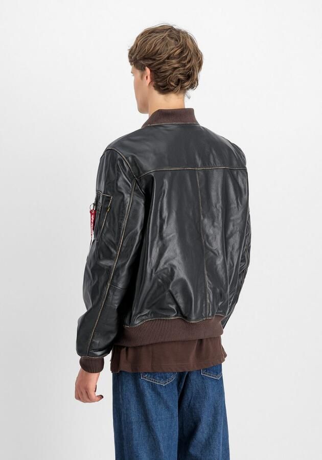 Alpha Industries Leren jack MA-1 Leather LF - Foto 4