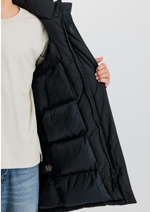 Alpha industries Gevoerde Parka Jas Black Heren - Foto 3