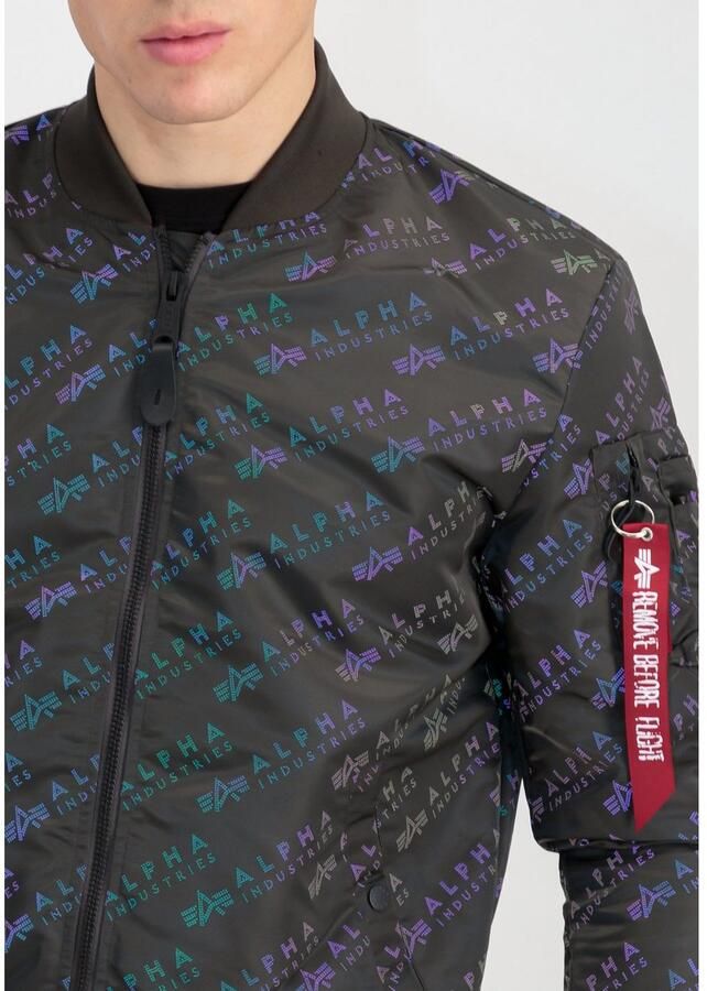 Alpha Industries Regenjack MA-1 LW AOP Rainbow Ref.