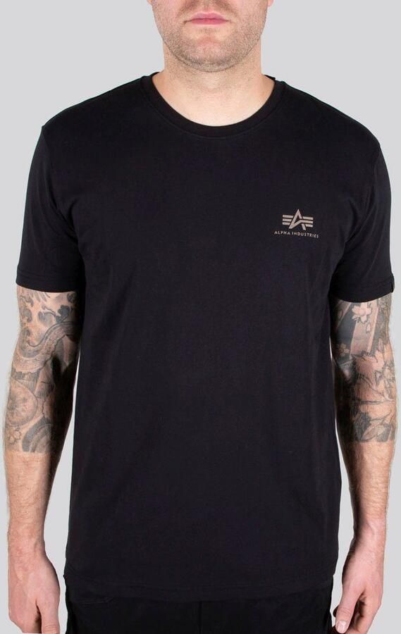 Alpha industries Backprint T Camo Print T-shirts Kleding black woodland camo maat: XXL beschikbare maaten:S M L XXL - Foto 4