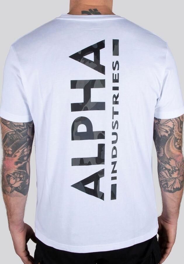Alpha Industries T-shirt Men T-Shirts Backprint T Camo Print - Foto 5