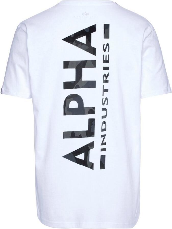 Alpha Industries T-shirt Men T-Shirts Backprint T Camo Print - Foto 2